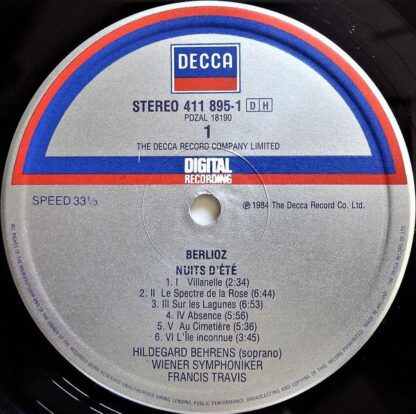 DECCA 411 895-1 - Hector Berlioz, Maurice Ravel, Hildegard Behre - Image 3