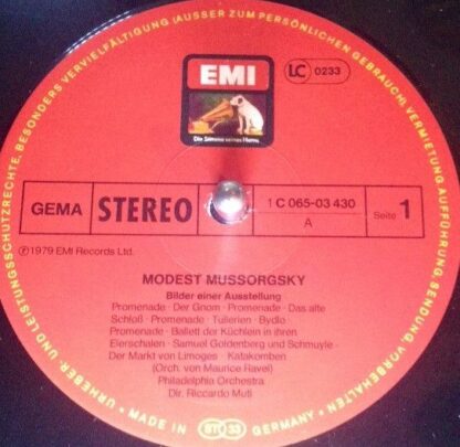 Die Stimme Seines Herrn 1C 065-03 430 - Modest Mussorgsky, Igor - Image 2