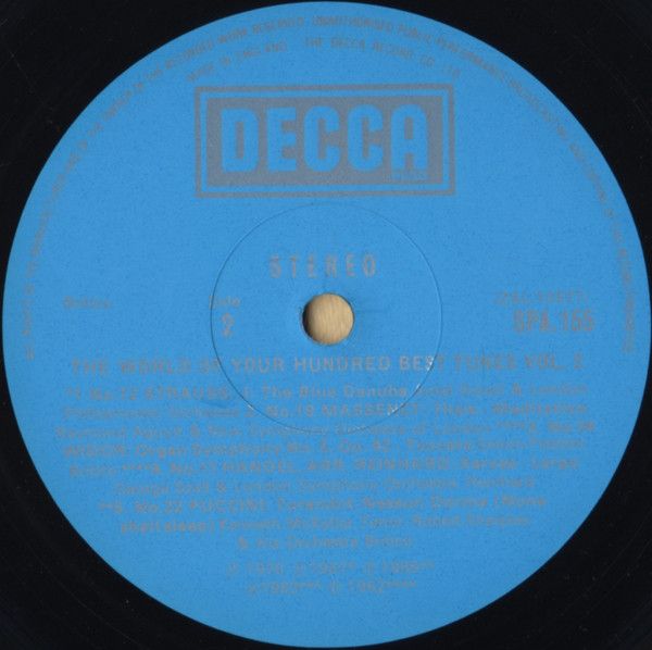 DECCA SPA 155 - Various - The World Of Your Hundred Best Tunes V - Image 4
