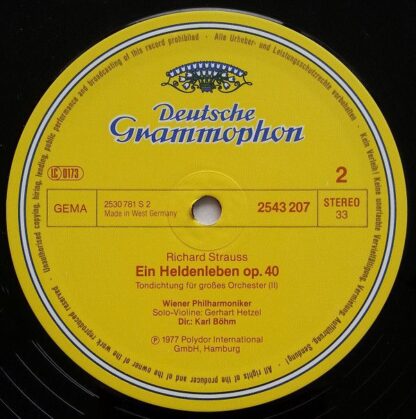 Deutsche Grammophon 2543 207 - Wiener Philharmoniker, Gerhart He - Image 4