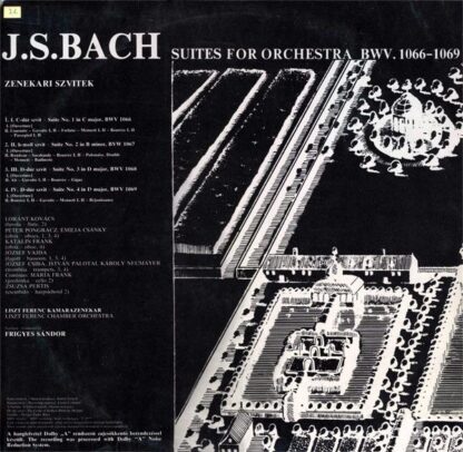 Hungaroton SLPX 11787-88 - Johann Sebastian Bach, Liszt Ferenc C - Image 2