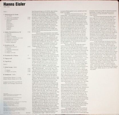 Nova 8 85 092 - Hanns Eisler - Klavierstücke Für Kinder / Ouvert - Image 2