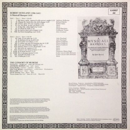 DECCA 6.42 657 AW - Robert Dowland, The Consort Of Musicke - A M - Image 2