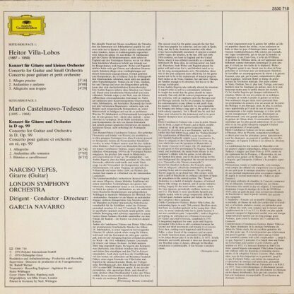 Deutsche Grammophon 2530 718 - Narciso Yepes, London Symphony Or - Image 2