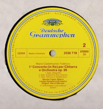 Deutsche Grammophon 2530 718 - Narciso Yepes, London Symphony Or - Image 4