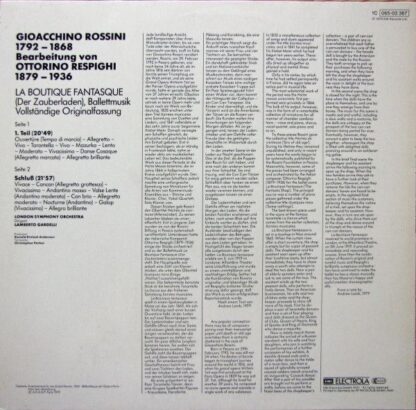 His Master's Voice 065-03 367 - Gioacchino Rossini,Ottorino Resp - Image 2
