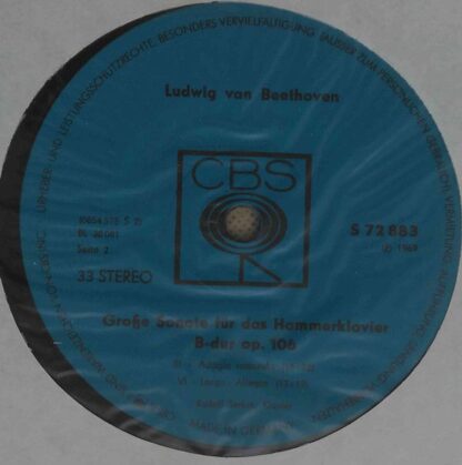 CBS S 72 883 - Ludwig van Beethoven, Rudolf Serkin - Hammerklavi - Image 4