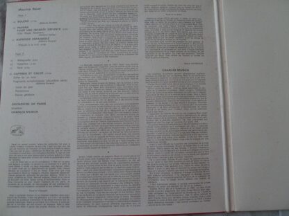 La Voix De Son Maître 2C 069-10239 - Maurice Ravel, Charles Munc - Image 2