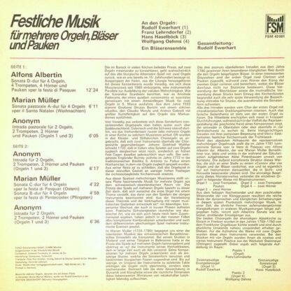 FSM FSM 43 001 - Rudolf Ewerhart, Franz Lehrndorfer, Hans Haselb - Image 2