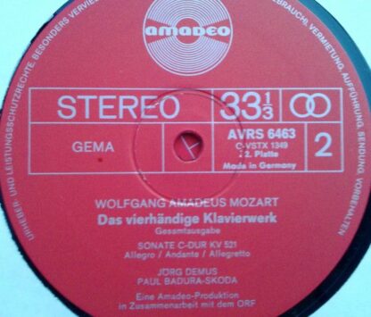 Amadeo AVRS 6462/65 - Wolfgang Amadeus Mozart, Paul Badura-Skoda - Image 5