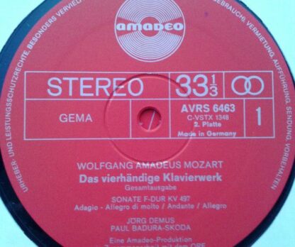 Amadeo AVRS 6462/65 - Wolfgang Amadeus Mozart, Paul Badura-Skoda - Image 6
