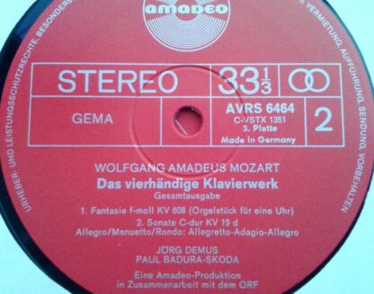 Amadeo AVRS 6462/65 - Wolfgang Amadeus Mozart, Paul Badura-Skoda - Image 8