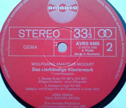 Amadeo AVRS 6462/65 - Wolfgang Amadeus Mozart, Paul Badura-Skoda - Image 10