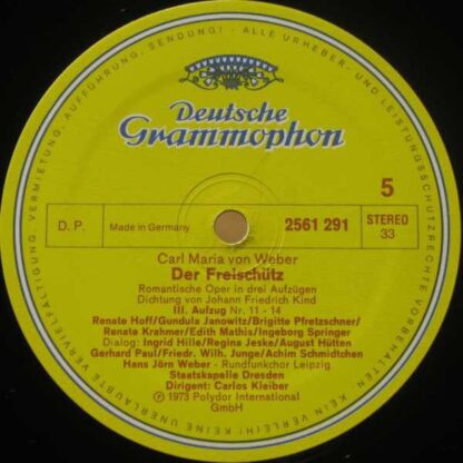 Deutsche Grammophon 2720 071 - Carl Maria von Weber, Gundula Jan - Image 12