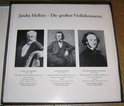 RCA Red Seal RK 11503/1-2 - Jascha Heifetz, Johannes Brahms, Fel - Image 3