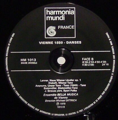 harmonia mundi France HM 1013 - Ensemble Bella Musica De Vienne, - Image 5