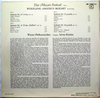 DECCA DK 11560/1-2 - Wiener Philharmoniker, István Kertész - Das - Image 2