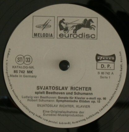 Eurodisc 85 742 MK - Robert Schumann, Ludwig van Beethoven, Svia - Image 5