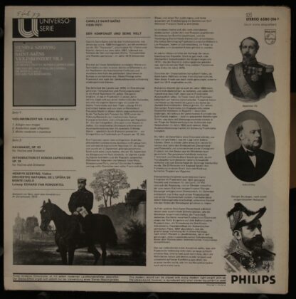 Philips 6580 016 - Henryk Szeryng, Camille Saint-Saëns, Orchestr - Image 2