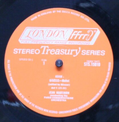 London Records STS 15010 - Adolphe C. Adam, Orchestre De La Soci - Image 3