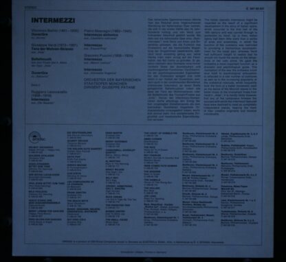 Emidisc (2) C 047-50 541 - Giuseppe Patanè, Bayerisches Staatsor - Image 2