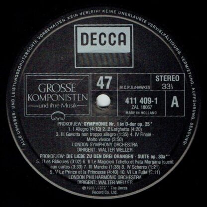 DECCA 411 409-1 - Sergei Prokofiev, Dmitri Shostakovich, London - Image 3