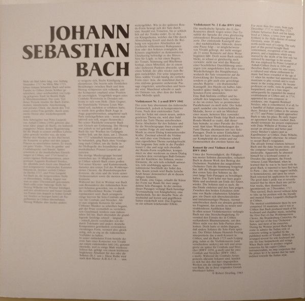 His Master's Voice 1C 067 1435201 - Johann Sebastian Bach, Anne- - Image 2