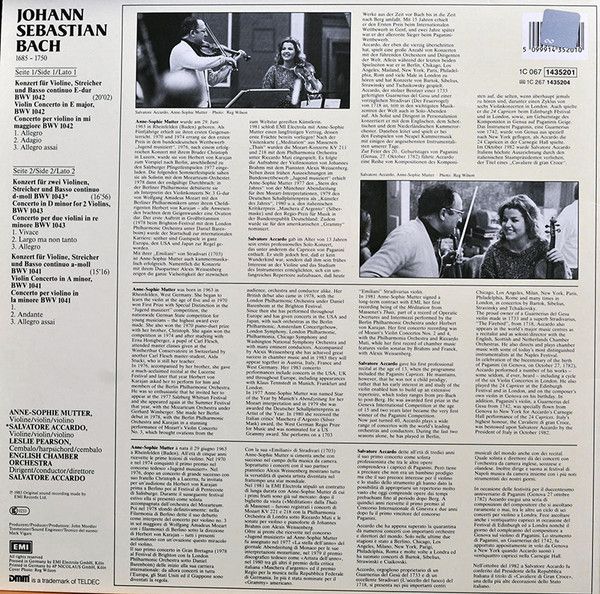 His Master's Voice 1C 067 1435201 - Johann Sebastian Bach, Anne- - Image 4