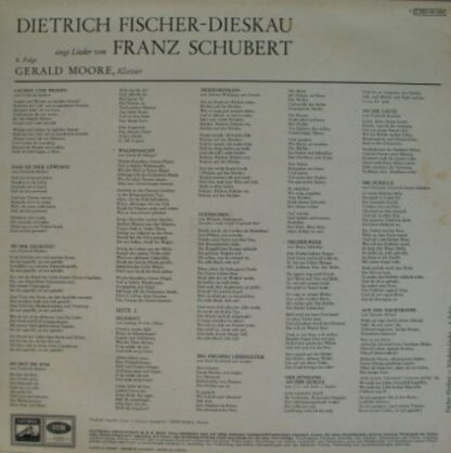 Electrola 1C 063-00 292 - Franz Schubert, Dietrich Fischer-Diesk - Image 2