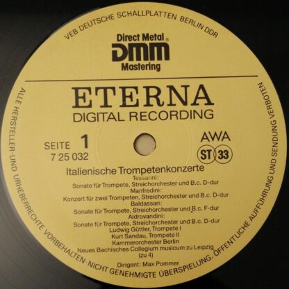 Eterna 7 29 032 - Ludwig Güttler - Italienische Trompetenkonzert - Image 3