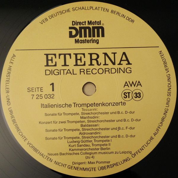 Eterna 7 29 032 - Ludwig Güttler - Italienische Trompetenkonzert - Image 3