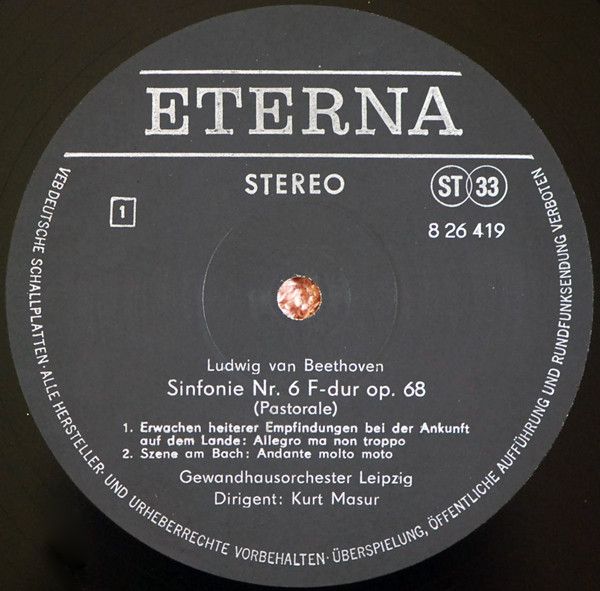 Eterna 8 26 419 - Ludwig van Beethoven, Gewandhausorchester Leip - Image 3