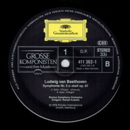 Deutsche Grammophon 411.363-1 - Ludwig van Beethoven, Boston Sym - Image 4