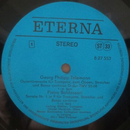 Eterna 8 27 553 - Ludwig Güttler, Neues Bachisches Collegium Mus - Image 3