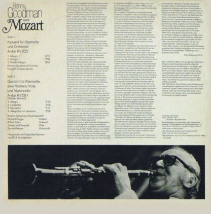 Eterna 8 26 765 - Wolfgang Amadeus Mozart, Benny Goodman - Klari - Image 2