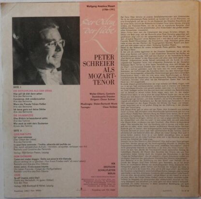 Eterna 8 25 772 - Peter Schreier, Staatskapelle Dresden, Otmar S - Image 2