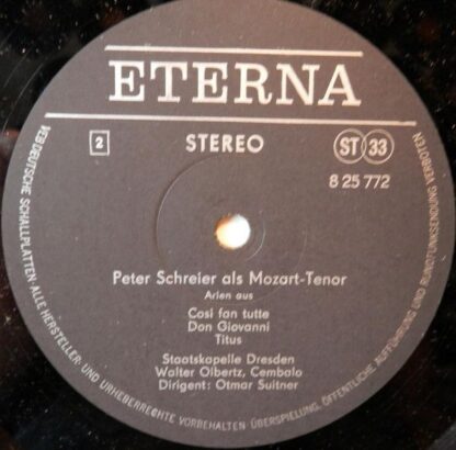 Eterna 8 25 772 - Peter Schreier, Staatskapelle Dresden, Otmar S - Image 4