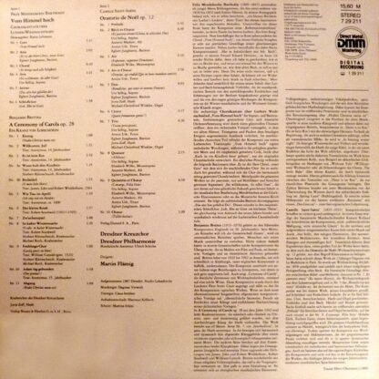 Eterna 7 29 211 - Felix Mendelssohn-Bartholdy, Benjamin Britten, - Image 2