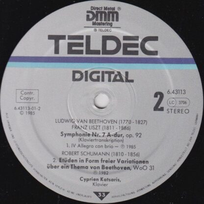 TELDEC 6.43113 AZ - Ludwig van Beethoven, Franz Liszt, Robert Sc - Image 4