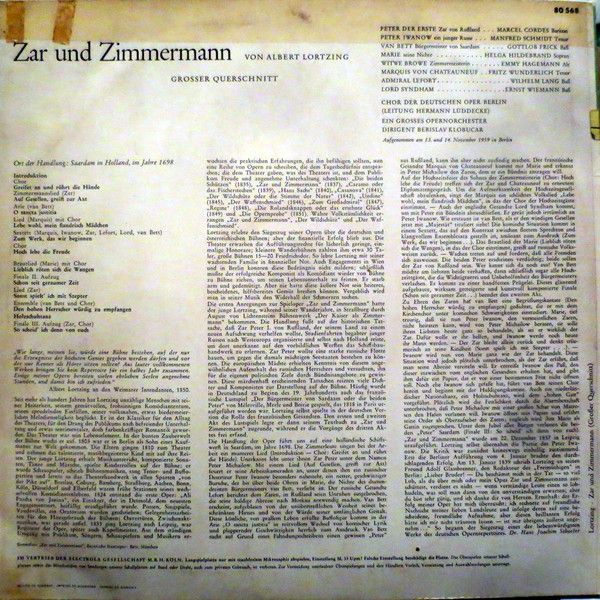 Electrola STE 80 568 - Marcel Cordes, Gottlob Frick, Fritz Wunde - Image 2