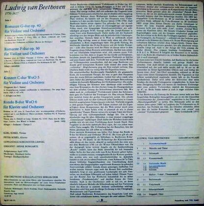 Eterna 8 26 121 - Ludwig van Beethoven, Gewandhausorchester Leip - Image 4