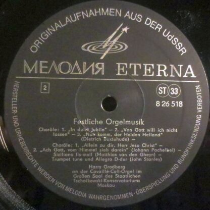 Melodia Eterna 8 26 518 - Harry Grodberg - Harry Grodberg Spielt - Image 4