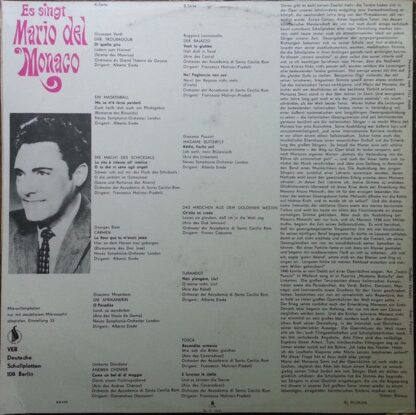 Eterna 8 20 609 - Mario del Monaco - Es Singt Mario Del Monaco - Image 2