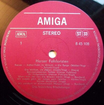 Amiga 8 45 108 - Harzer Folkloristen - Harzer Folkloristen - Image 3
