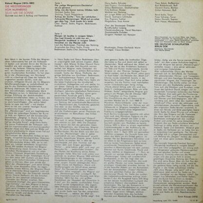 Eterna 8 26 196 - Richard Wagner, Rundfunkchor Leipzig, Chor Der - Image 2