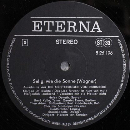 Eterna 8 26 196 - Richard Wagner, Rundfunkchor Leipzig, Chor Der - Image 4