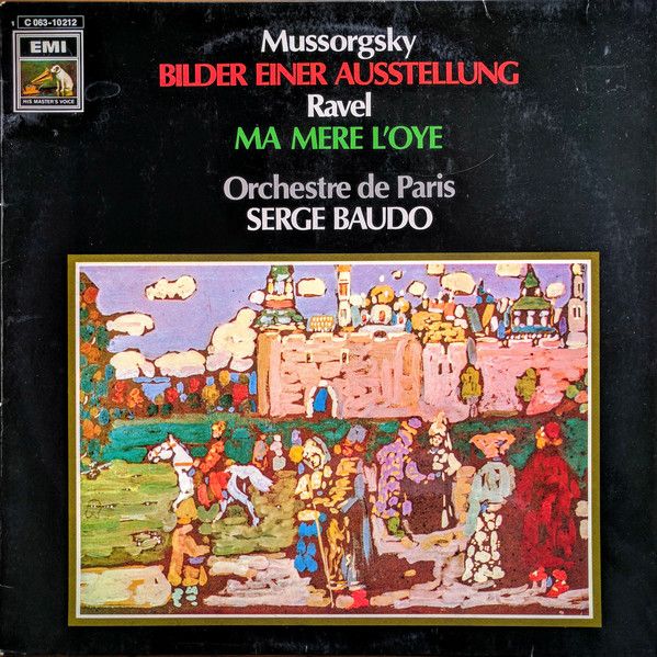 His Master's Voice 1 C 063-10212 - Modest Mussorgsky, Maurice Ra