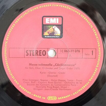 EMI Electrola 1 C 063-11076 - Charles Gounod, Pilar Lorengar, He - Image 3