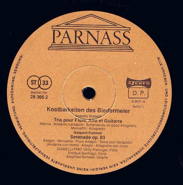 Parnass 29 366 2 - Anton Diabelli, Gaspard Kummer, Leonhard Von - Image 3