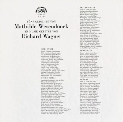 Supraphon 1 12 1136 - Richard Wagner, Naděžda Kniplová, The Czec - Image 3
